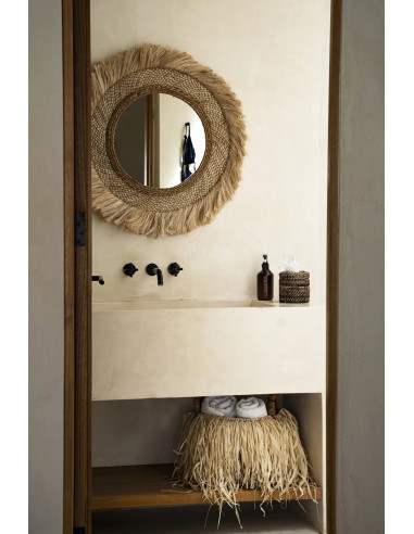 Miroir Capri - Naturel - L