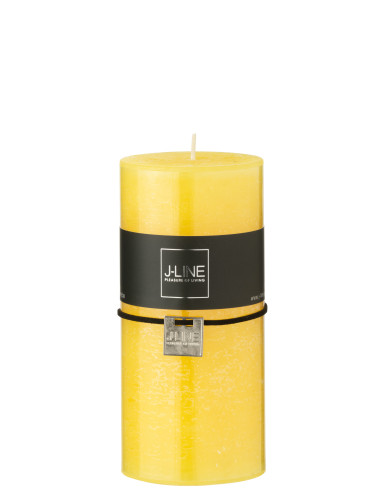 Bougie Cylindrique Jaune Grande 52HJ-Line