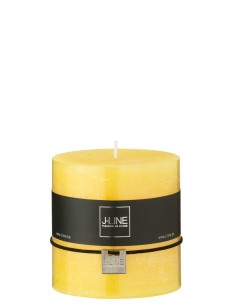 Bougie Cylindrique Jaune 64HJ-Line