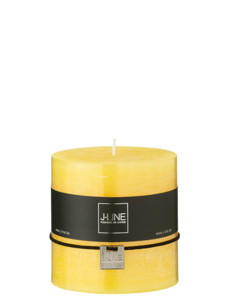 Bougie Cylindrique Jaune 64HJ-Line Bougie Cylindrique Jaune 64HJ-Line