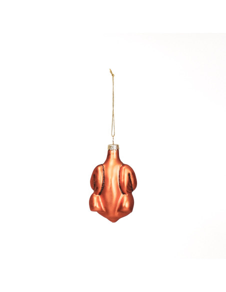Suspension de Noël - Dinde- Verre - MarronHousevitamin 