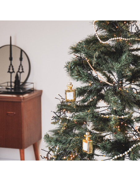 Ornement de Noël à suspendre - Flacon de parfum - VerreHousevitamin 