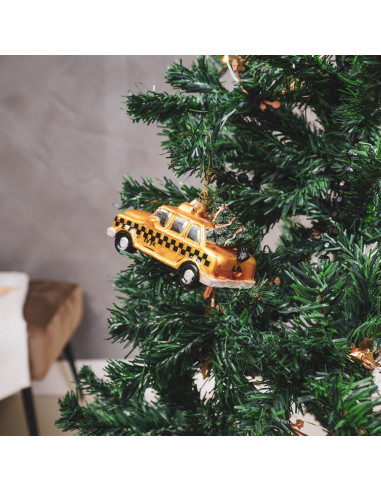 Suspension de Noel taxi Cab - Verre - JauneHousevitamin 
