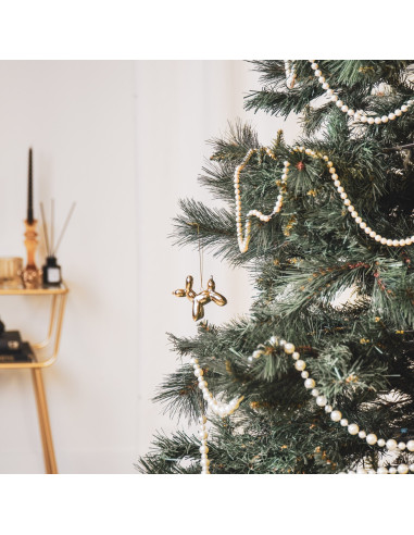 Ornement - Suspension Chien Ballon - Céramique - OrHousevitamin 