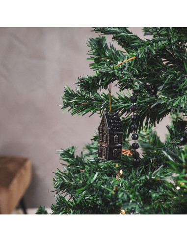 Suspension de Noël - Maison - Céramique - NoirHousevitamin 
