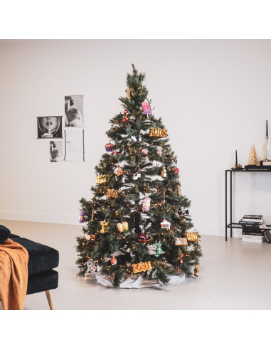 Ornement de Noël Suspendu XMAS - Or - VerreHousevitamin 