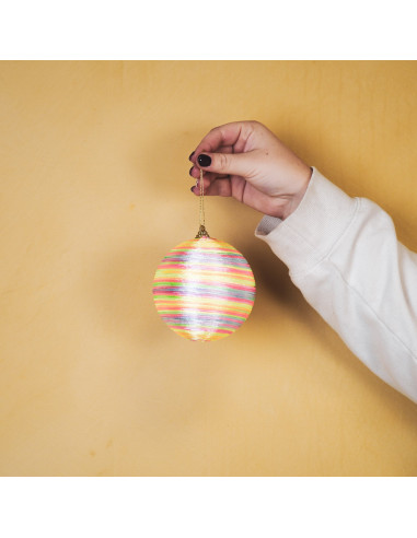 Suspension de Noël, boules de Noël, mousse, couleurs fluoHousevitamin 