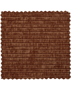 Méridienne Rodéo Droite tissu côtelé brun rouille 2