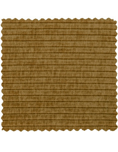 Méridienne Rodéo Gauche tissu côtelé jaune miel 2