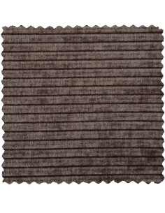 Méridienne Rodéo Gauche tissu côtelé marron 2