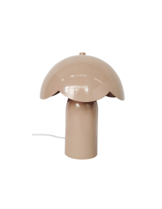Lampe Bella beige H23,5cm opjet