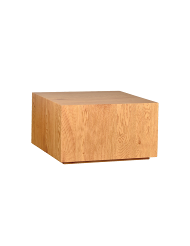 Table basse Maxime carré effet chêne opjet paris