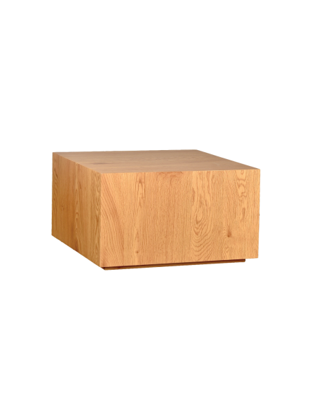 Table basse Maxime carré effet chêne opjet paris