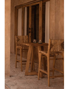 Le tabouret de bar Puquta - Naturel - IntérieurBazar Bizar 2