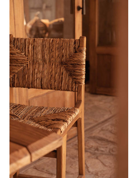 Le tabouret de bar Puquta - Naturel - IntérieurBazar Bizar