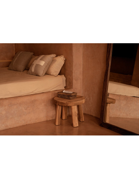 La boîte à mouchoirs classique en rotin - marron naturel