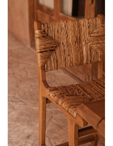 Le tabouret de bar Puquta - Naturel - IntérieurBazar Bizar