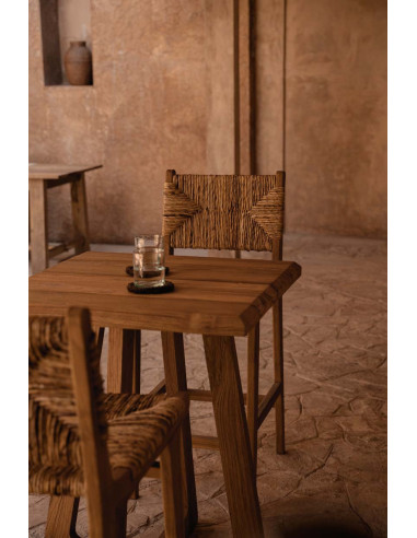 Le tabouret de bar Puquta - Naturel - IntérieurBazar Bizar