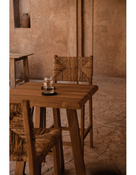 Le tabouret de bar Puquta - Naturel - IntérieurBazar Bizar