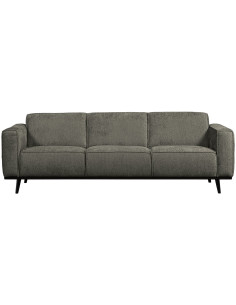 Canapé Statement 3 Places 230cm Velours frost Woood