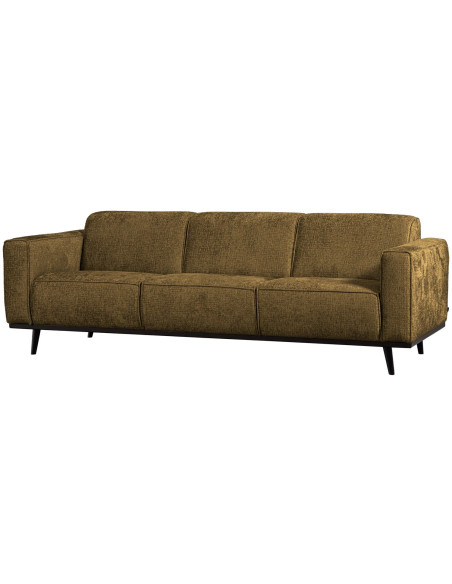 Canapé Statement 3 Places 230cm Velours brass Woood