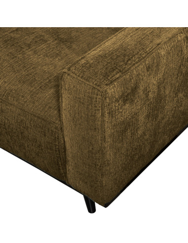 Canapé Statement 3 Places 230cm Velours brass Woood