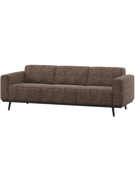 Canapé Statement 3 Places 230cm brun melangé Woood