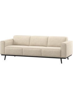 Canapé Statement 3 Places 230cm beige melangé Woood