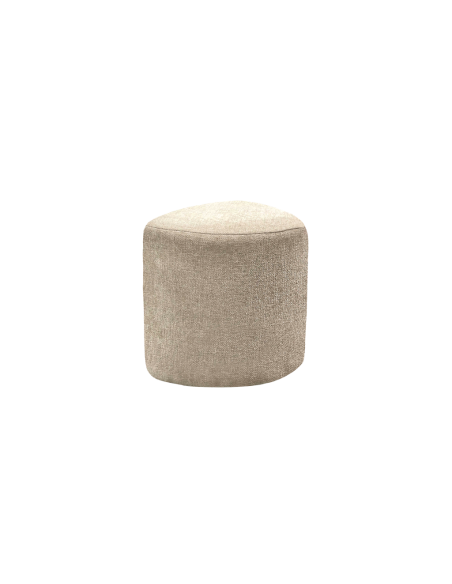 Tabouret Eve velours chenille beige opjet