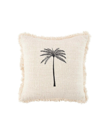 Housse de coussin Gili Palm - Noir naturelBazar Bizar