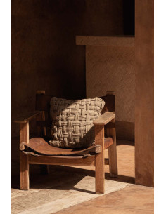 Housse de coussin Crossier en lin - NaturelBazar Bizar 2