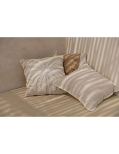 Housse de coussin Isla Palm - Blanc naturelBazar Bizar 2