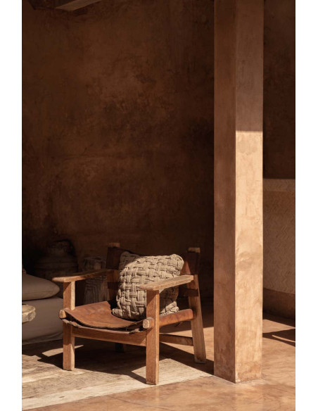 Housse de coussin Crossier en lin - NaturelBazar Bizar