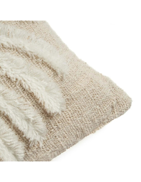 Housse de coussin Isla Palm - Blanc naturelBazar Bizar