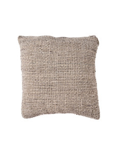 Housse de coussin en lin grain? - Noir naturelBazar Bizar