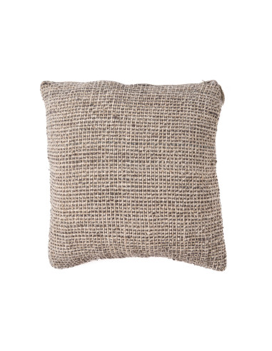 Housse de coussin en lin grain? - Noir naturelBazar Bizar