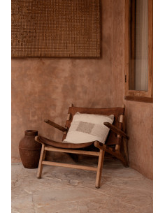 Housse de coussin en lin naturel - Blanc naturelBazar Bizar 2