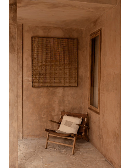 Housse de coussin en lin naturel - Blanc naturelBazar Bizar