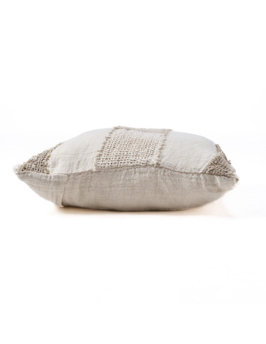 Housse de coussin en lin naturel - Blanc naturelBazar Bizar
