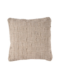 Housse de coussin en lin Damier - NaturelBazar Bizar