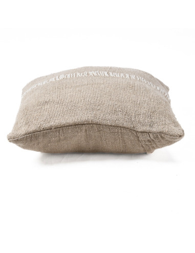 Housse de coussin ? points de lin - Blanc naturelBazar Bizar