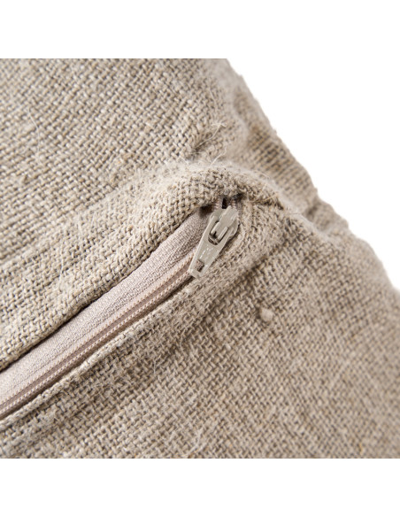 Housse de coussin ? points de lin - Blanc naturelBazar Bizar