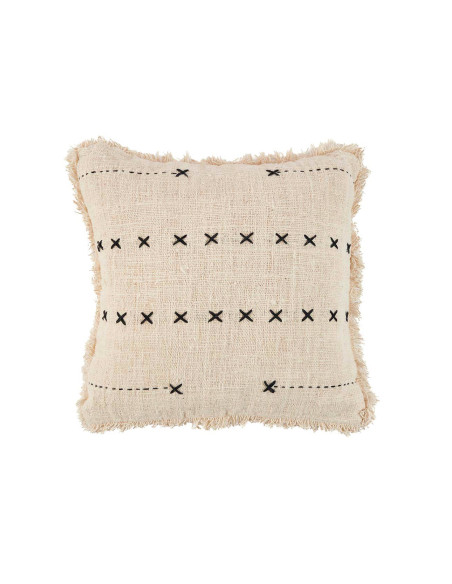 Housse de coussin French Kiss - Noir naturelBazar Bizar
