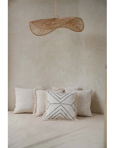Housse de coussin Tribal - Noir naturelBazar Bizar
