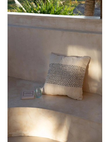 Housse de coussin Misty - Noir naturelBazar Bizar