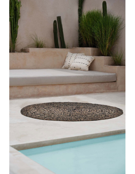 Housse de coussin French Kiss - Noir naturelBazar Bizar