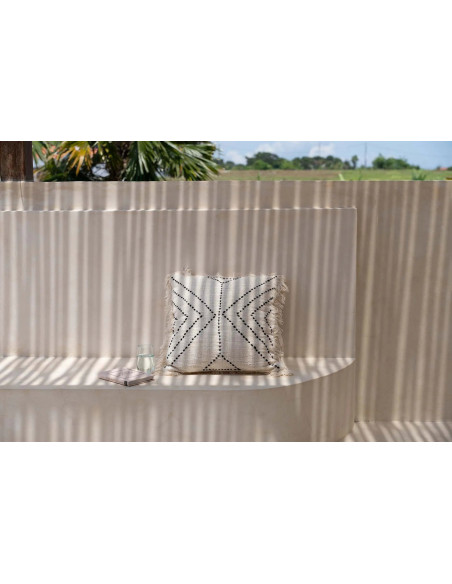 Housse de coussin Tribal - Noir naturelBazar Bizar