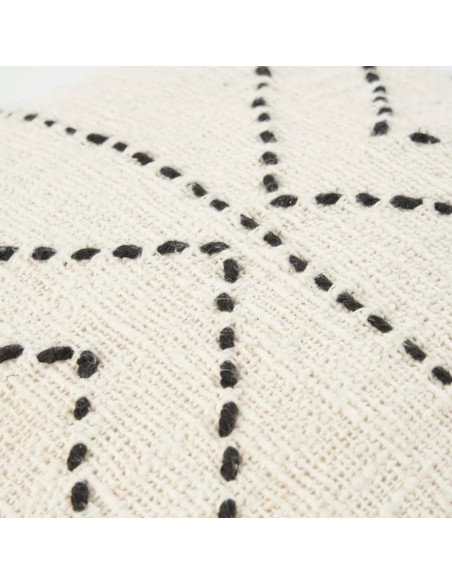 Housse de coussin Tribal - Noir naturelBazar Bizar