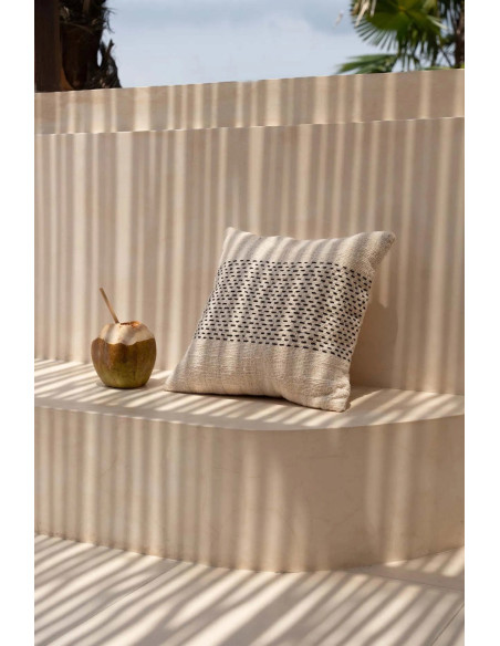 Housse de coussin Misty - Noir naturelBazar Bizar