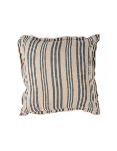 Housse de coussin ? rayures nordiques - Noir naturel - 50x50Bazar Bizar
